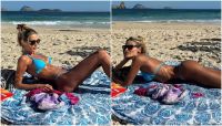 Yasmin Brunet aproveita dia de sol em praia no Rio; veja