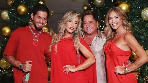 Zé Felipe, Poliana Rocha, Leonardo e Virginia