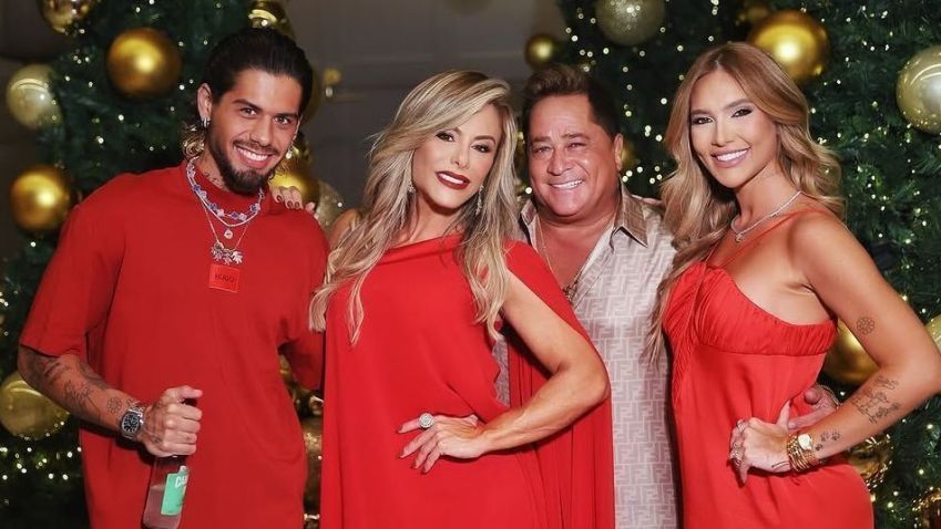 Zi Felipe, Poliana Rocha, Leonardo and Virginia • Instagram/Poliana Rocha