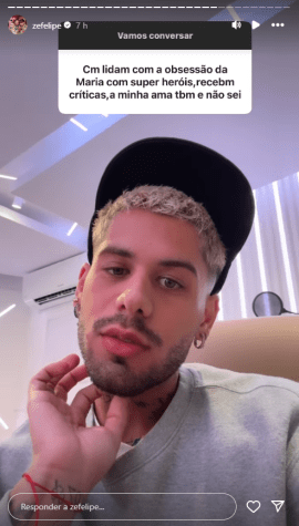 Zé Felipe comenta gosto das filhas Maria Alice e Maria Flor • Instagram/Zé Felipe
