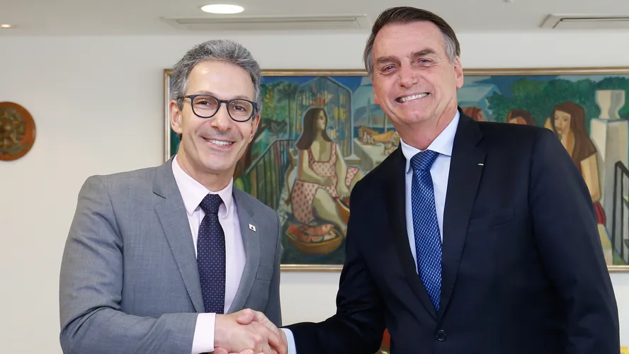 Romeu Zema e Jair Bolsonaro
