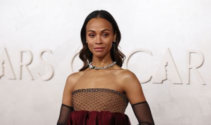 No Oscar, Zoe Saldaña usou colar que levou 34 meses para ser confeccionado