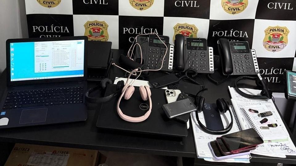 Polícia Civil prende 5 em falsa central de atendimento bancário na região do ABC