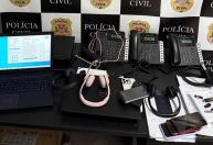 Polícia prende cinco integrantes de falsa central de banco em SP