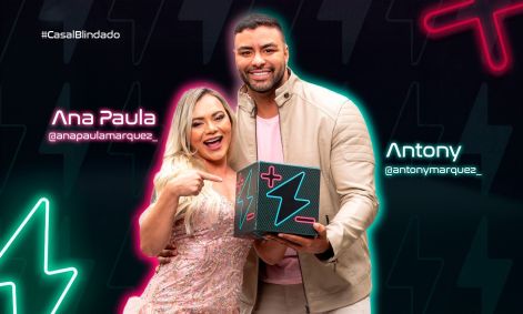 Ana Paula e Antony estão no Power Couple Brasil 7
