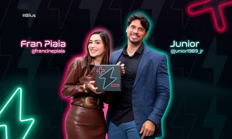 Fran e Junior estão no Power Couple Brasil 7