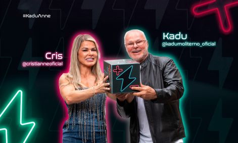 Cris e Kadu estão no Power Couple Brasil 7
