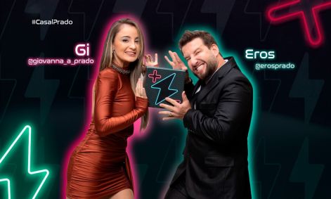 Gi e Eros estão no Power Couple Brasil 7