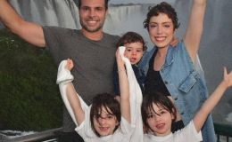Fabiana Justus e o marido, Bruno. O casal tem três filhos: as gêmeas Chiara e Sienna, e o caçula Luigi