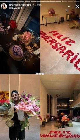 Neymar fez homenagens para Bruna Biancardi • Reprodução/Instagram Bruna Biancardi