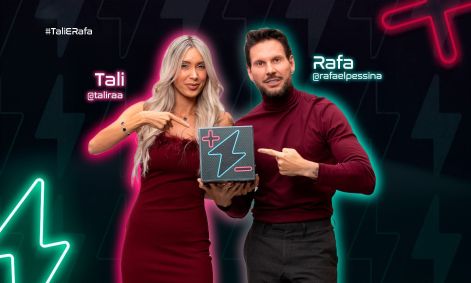 Talira e Rafael Pessina estão no Power Couple Brasil 7