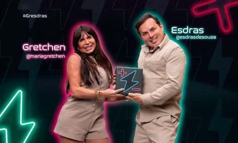 Gretchen e Esdras estão no Power Couple Brasil 7