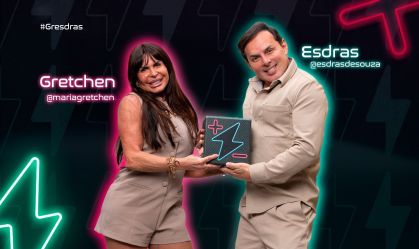 Gretchen e Esdras estão no Power Couple Brasil 7