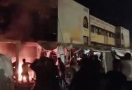 Vídeo: fogo destrói tenda de jornalista atingida em ataque de Israel a Gaza