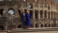 Rei Charles e rainha Camilla visitam o Coliseu em Roma