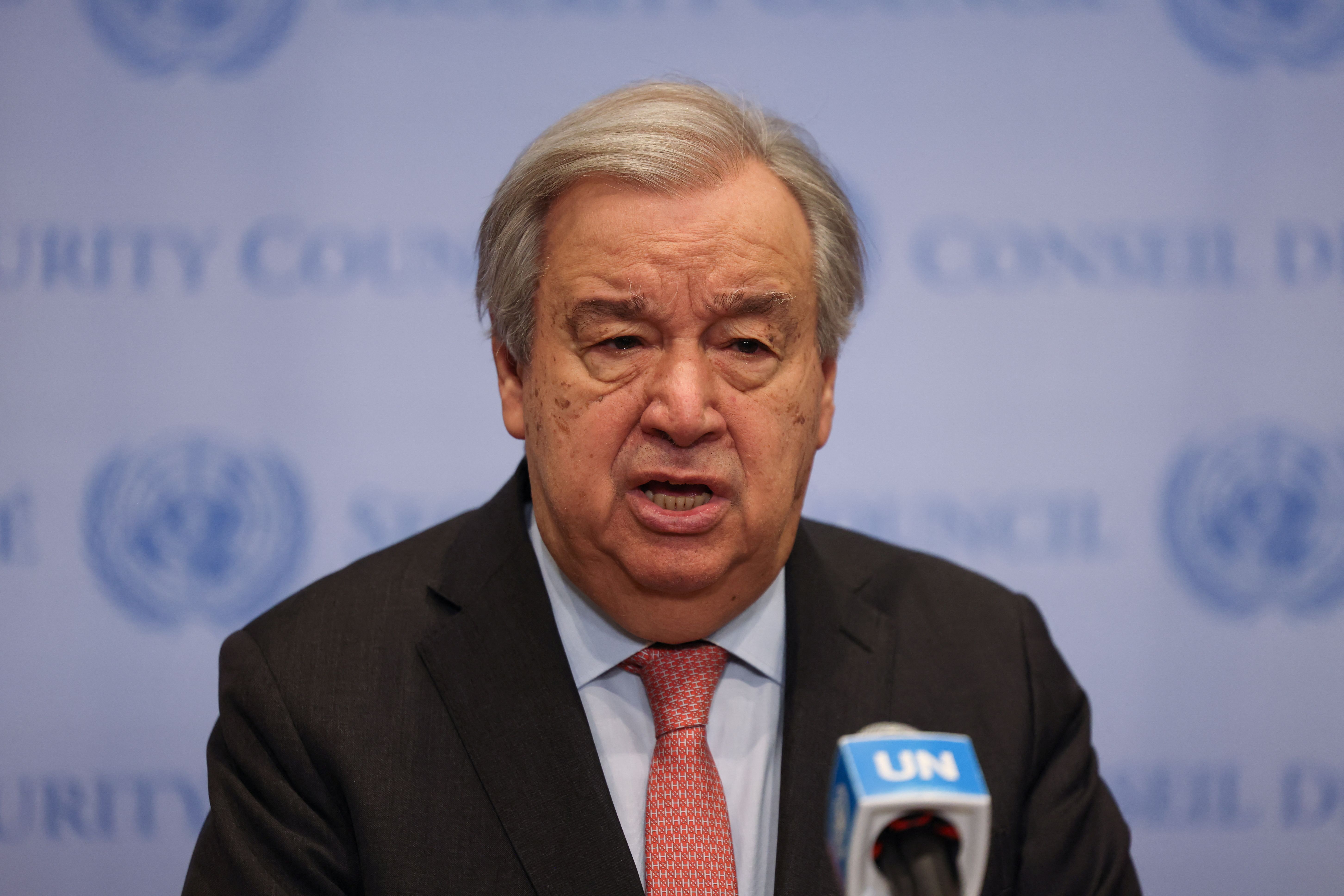 António Guterres em Nova York