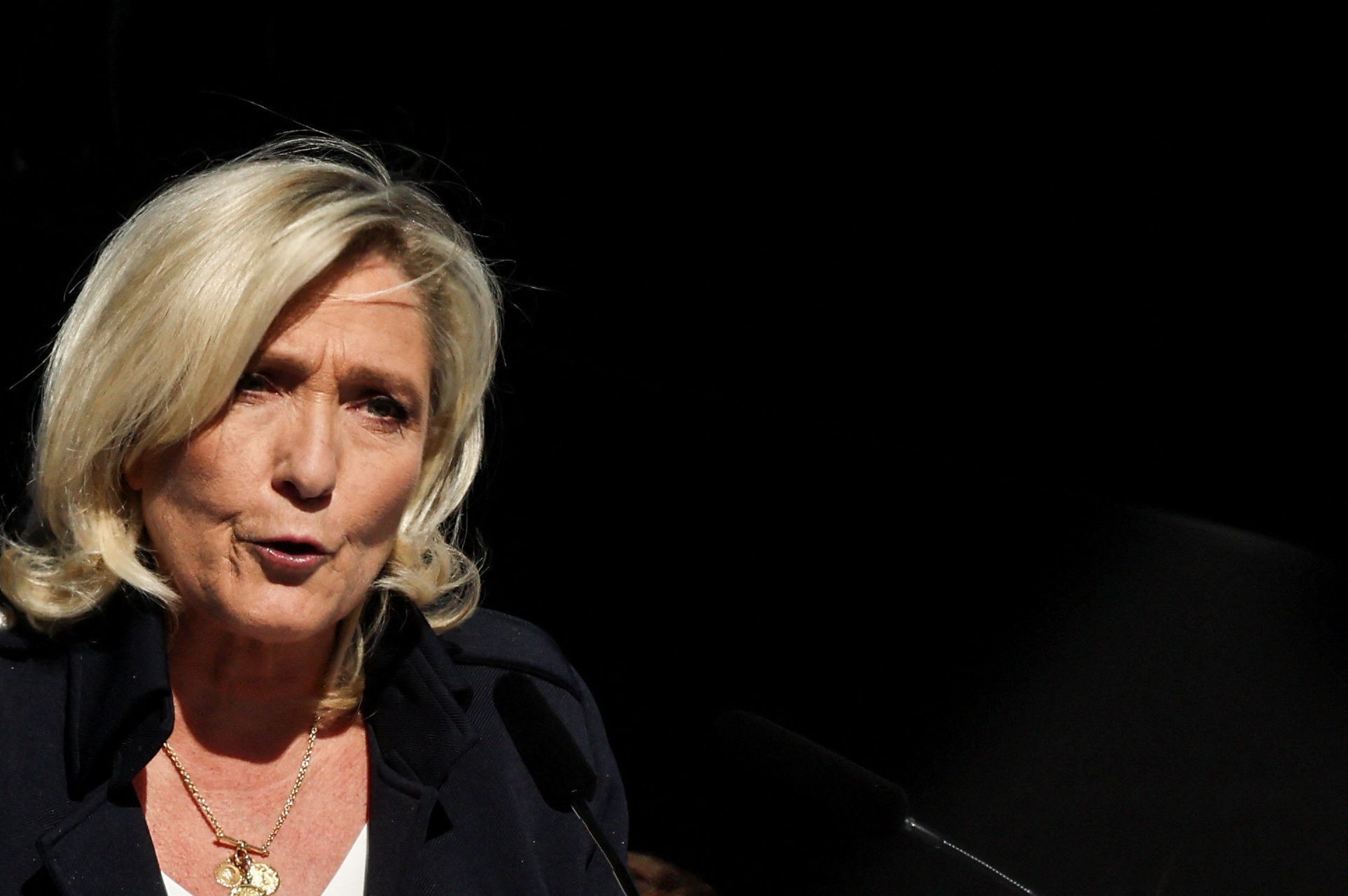 Marine Le Pen em Paris
