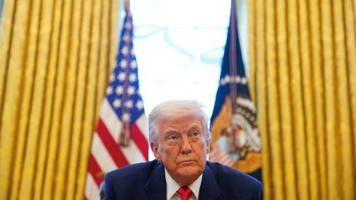 O presidente dos Estados Unidos, Donald Trump 09/04/2025 REUTERS/Nathan Howard