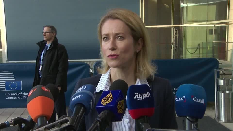 Chefe de política externa da União Europeia, Kaja Kallas.