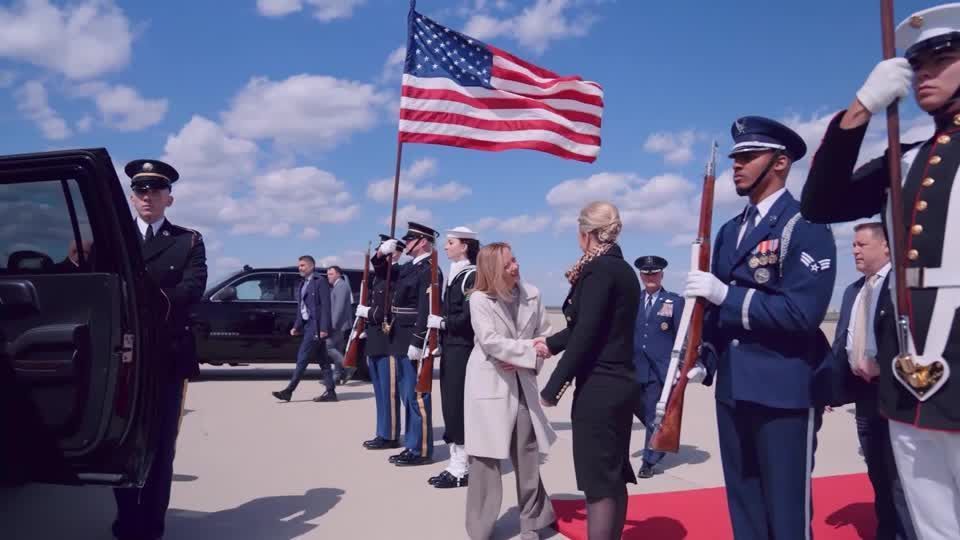 Italian PM Meloni arrives in Washington to meet Trump amid U.S.- Europe trade tensions