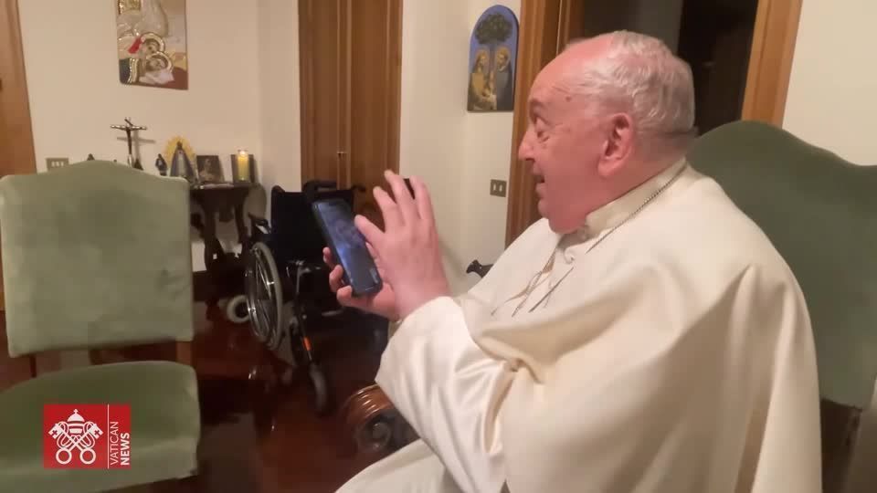 ‘I pray for you’: Vatican shares video of one of Pope Francis’s calls to Gaza Parish