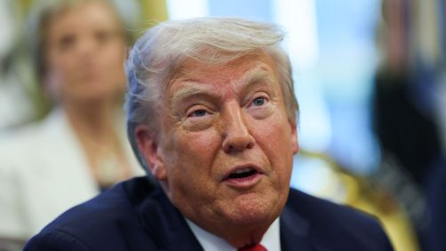 Presidente dos Estados Unidos, Donald Trump 23/04/2025 REUTERS/Leah Millis