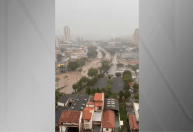 Santo André, no ABC paulista, registra chuva esperada para o mês inteiro