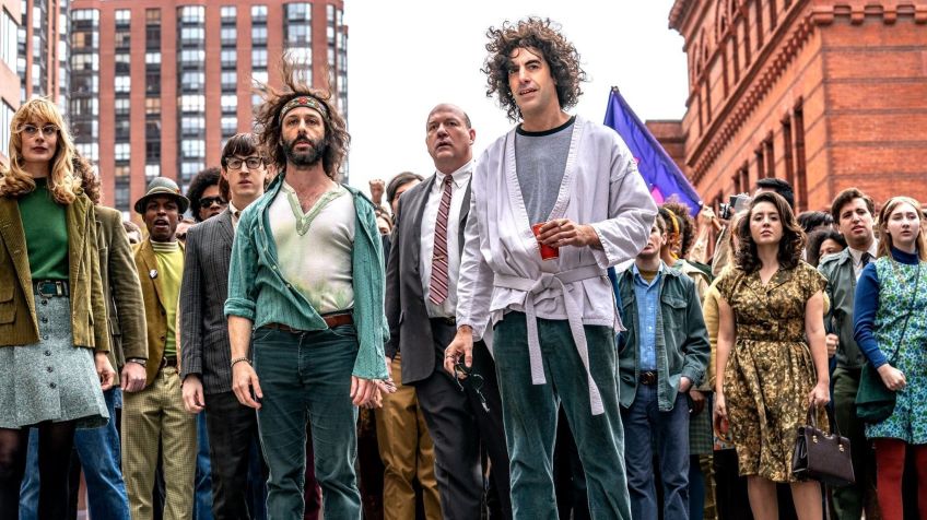"Os 7 de Chicago" concorreu em seis categorias no Oscar 2020 • Divulgação/Netflix
