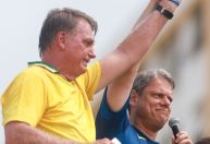 Bolsonaro e aliados fazem "esquenta" antes de manifestação na Paulista