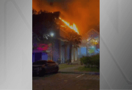 Vídeo: Incêndio atinge a PUC-PR em Curitiba