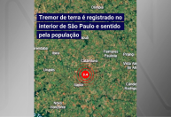 "Barulho muito forte": Veja relatos sobre tremor de terra no interior de SP