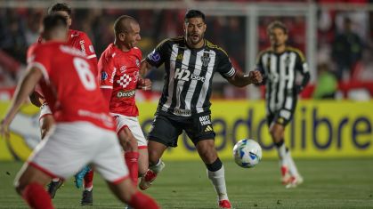 Hulk durante jogo do Atlético-MG contra o Cienciano pela Copa Sul-Americana