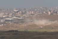 Escavadeiras de Israel trabalham em Gaza após fim do cessar-fogo