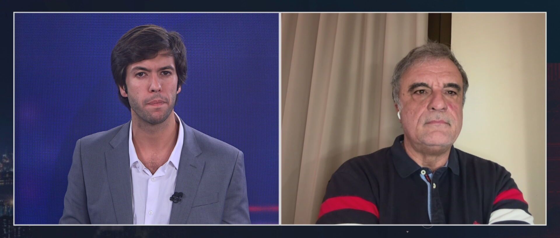 Caio Coppolla e José Eduardo Cardozo em "O Grande Debate"