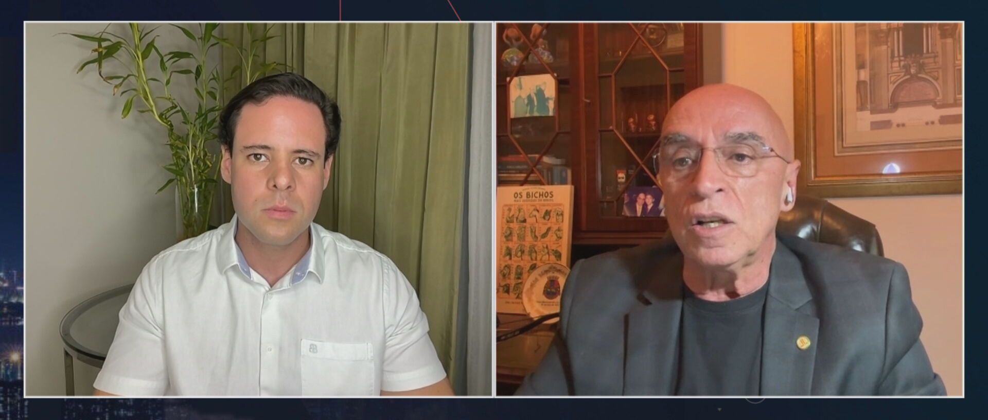 Deputados federais Rodrigo Valadares (União Brasil-SE) e Mário Heringer (PDT-MG) em "O Grande Debate"