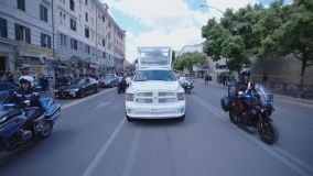 Cortejo fúnebre do papa Francisco
