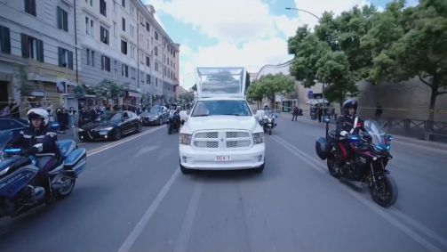 Cortejo fúnebre do papa Francisco