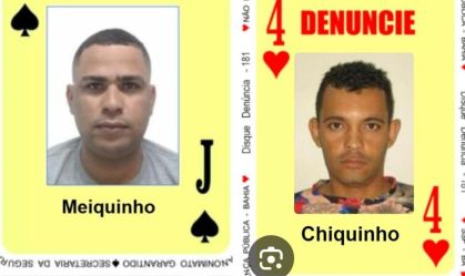 Baralho do crime: polícia captura líderes de facções na Bahia