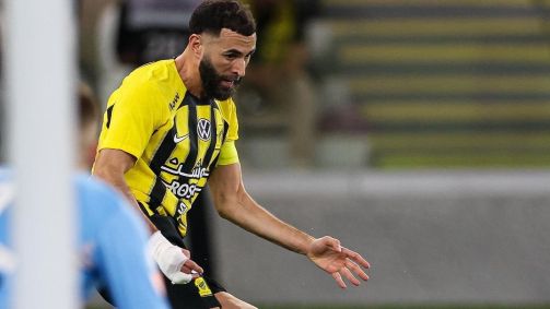 Benzema marcou na vitória do Al-Ittihad