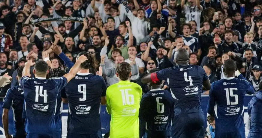 Bordeaux com a torcida