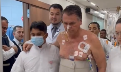 Bolsonaro relata primeiros sinais de recuperação após cirurgia no intestino