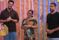 BBB25: Maike e Vinícius disputam aprovação da sogra em quadro humorístico