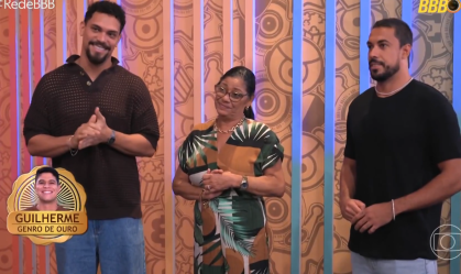 BBB25: Maike e Vinícius disputam aprovação da sogra em quadro humorístico
