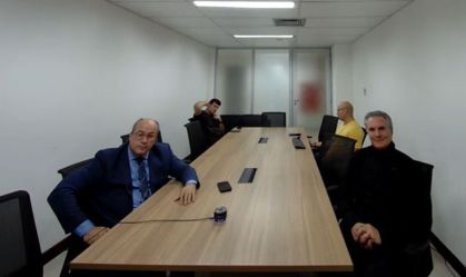O ex-presidente Fernando Collor em audiência
