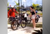 Vídeo: delegada é acusada de agredir entregador de aplicativo no Pará