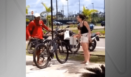 Vídeo: delegada é acusada de agredir entregador de aplicativo no Pará