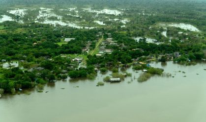 Cheia dos rios em Rondônia: PRF alerta sobre tráfego em rodovia
