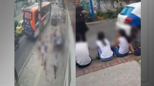 Câmeras flagraram adolescentes cometendo roubos no Rio de Janeiro