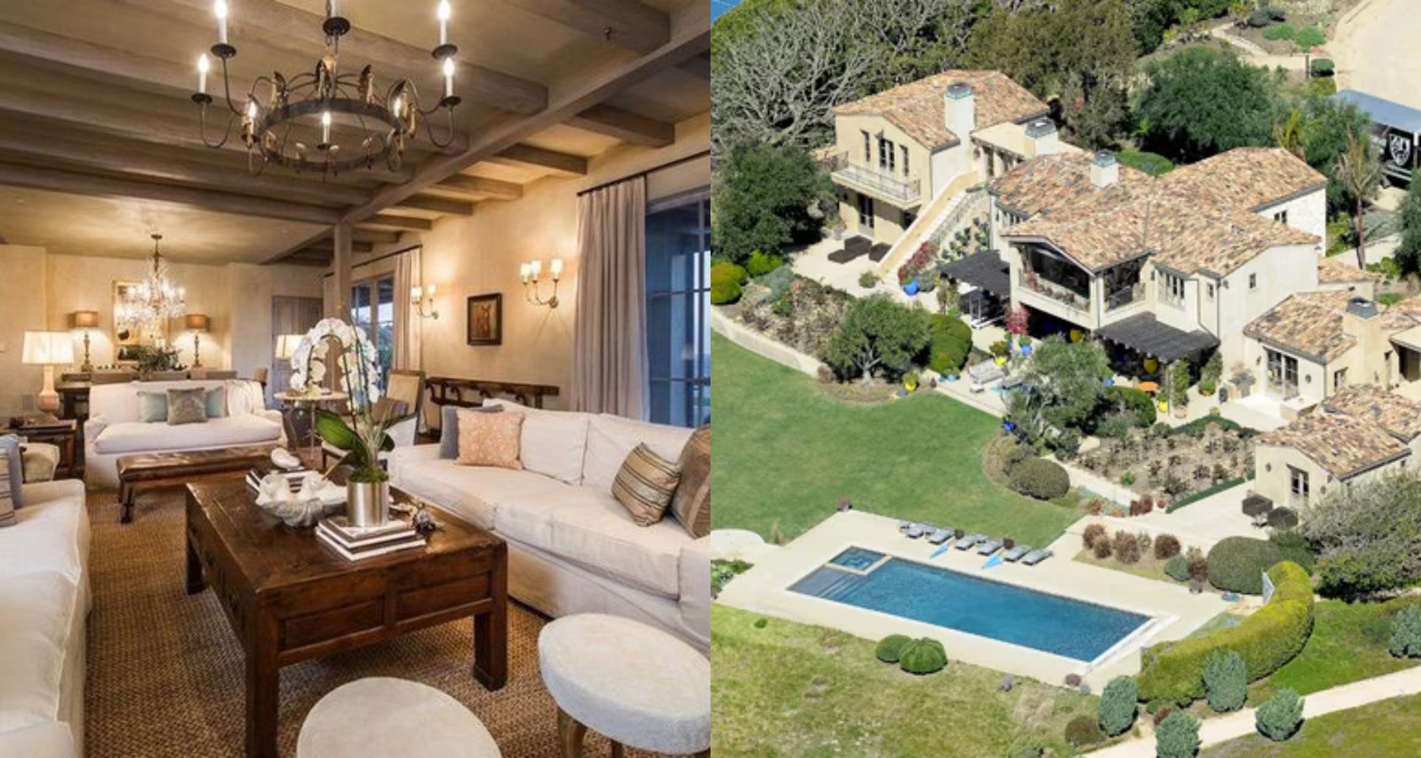 Mansão de Lady Gaga em Malibu conta com vista para o Oceano Pacífico e amplos cômodos • Divulgação/Realtor.com