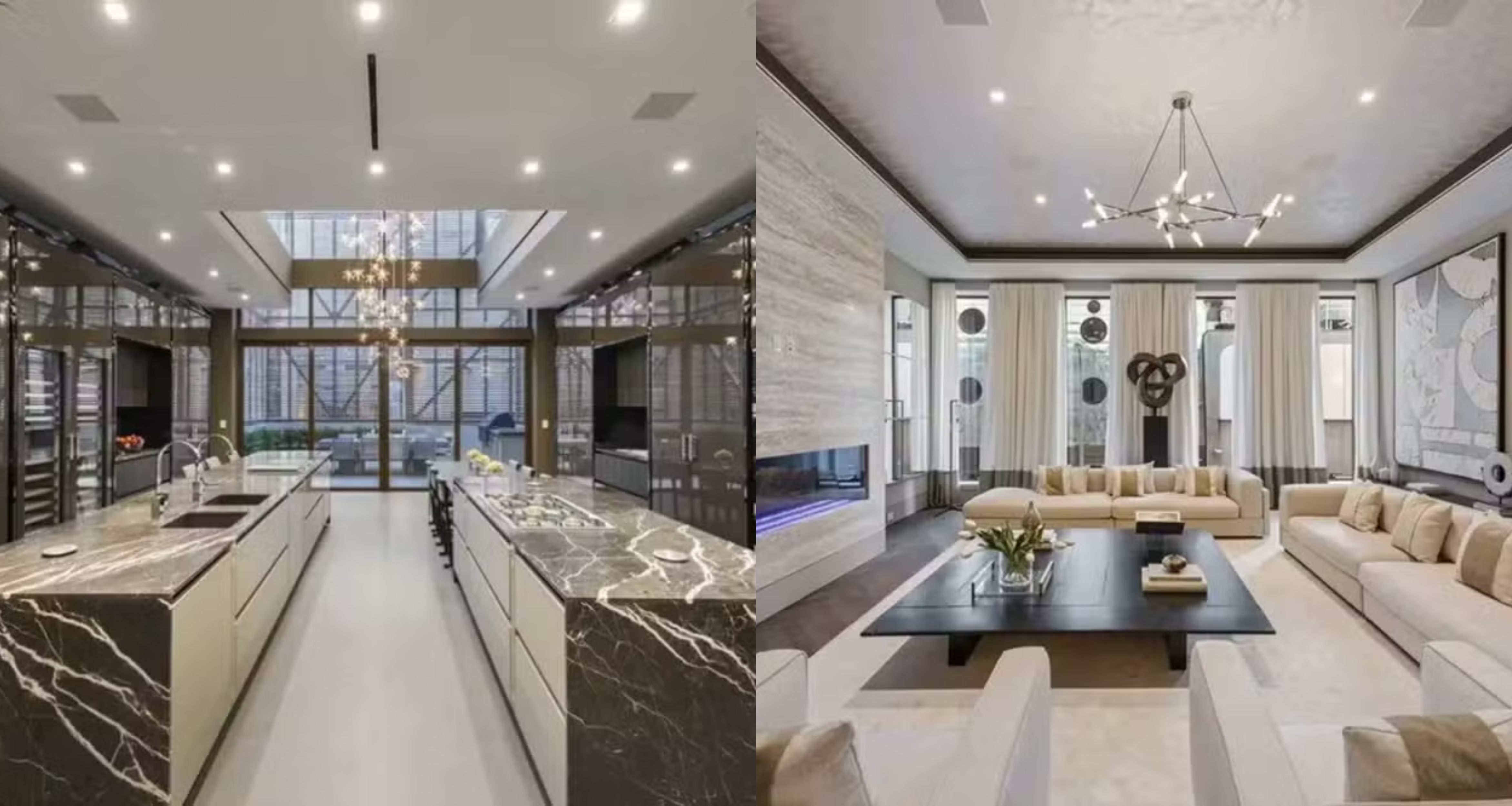 Apartamento onde Gaga se hospedou em Nova York possui mais de 1020 m² de área interna • Divulgação/Realtor.com